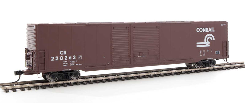 WalthersMainline 910-3203 60' Pullman-Standard Auto Parts Boxcar (10' and 6' doors) - Ready to Run -- Conrail