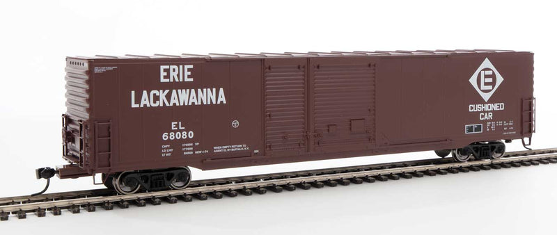 WalthersMainline 910-3207 60' Pullman-Standard Auto Parts Boxcar (10' and 6' doors) - Ready to Run -- Erie Lackawanna