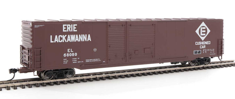 WalthersMainline 910-3207 60' Pullman-Standard Auto Parts Boxcar (10' and 6' doors) - Ready to Run -- Erie Lackawanna