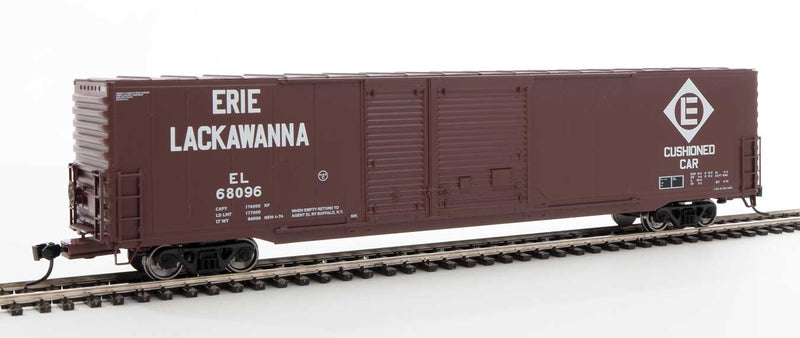 WalthersMainline 910-3208 60' Pullman-Standard Auto Parts Boxcar (10' and 6' doors) - Ready to Run -- Erie Lackawanna