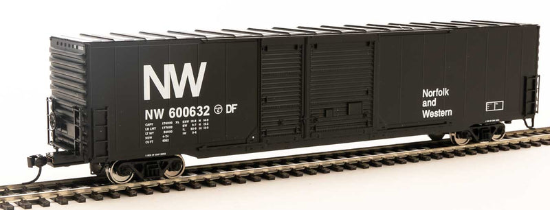 WalthersMainline 910-3210 60' Pullman-Standard Auto Parts Boxcar (10' and 6' doors) - Ready to Run -- Norfolk & Western