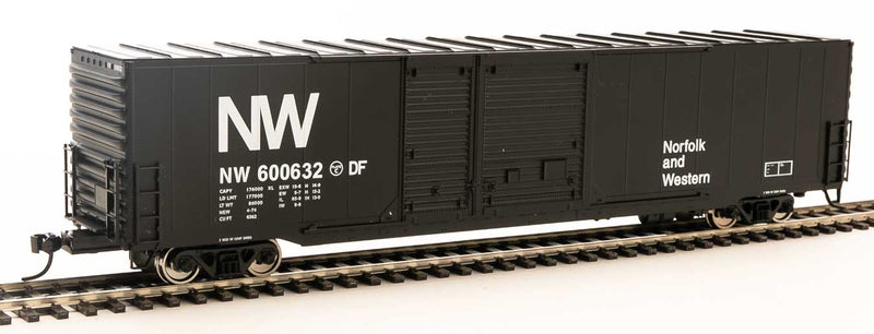 WalthersMainline 910-3210 60' Pullman-Standard Auto Parts Boxcar (10' and 6' doors) - Ready to Run -- Norfolk & Western