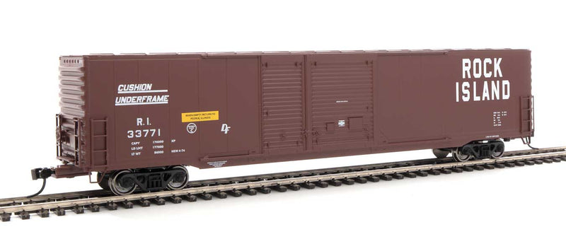 WalthersMainline 910-3217 60' Pullman-Standard Auto Parts Boxcar (10' and 6' doors) - Ready to Run -- Rock Island