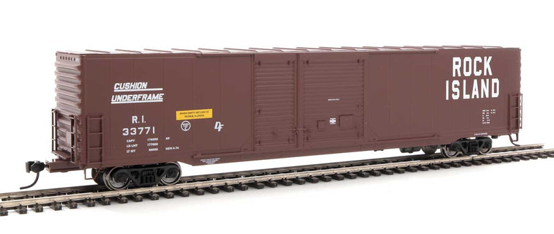 WalthersMainline 910-3217 60' Pullman-Standard Auto Parts Boxcar (10' and 6' doors) - Ready to Run -- Rock Island