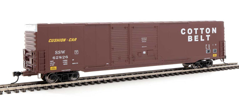 WalthersMainline 910-3219 60' Pullman-Standard Auto Parts Boxcar (10' and 6' doors) - Ready to Run -- Cotton Belt(TM) St. Louis South Western(TM)