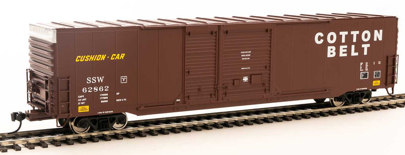 WalthersMainline 910-3220 60' Pullman-Standard Auto Parts Boxcar (10' and 6' doors) - Ready to Run -- Cotton Belt(TM) St. Louis South Western