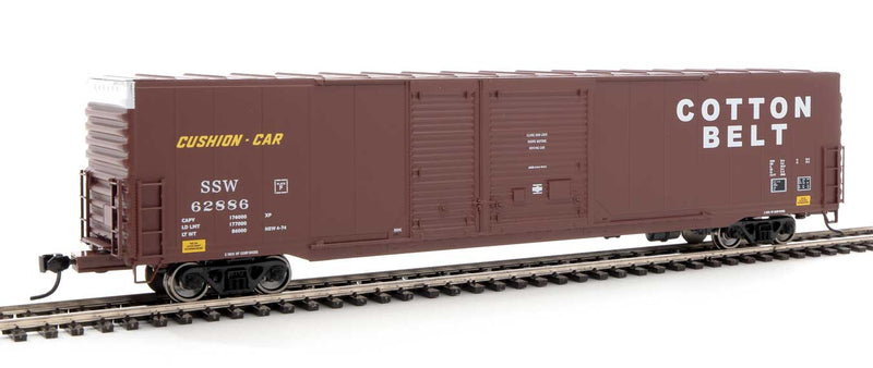 WalthersMainline 910-3221 60' Pullman-Standard Auto Parts Boxcar (10' and 6' doors) - Ready to Run -- Cotton Belt(TM) St. Louis South Western(TM)