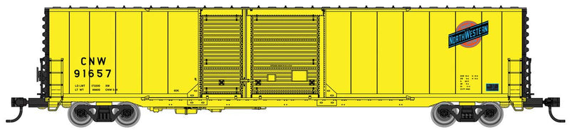 WalthersMainline 910-3227 60' Pullman-Standard Auto Parts Boxcar (10' and 6' doors) - Ready to Run -- Chicago & North Western(TM)