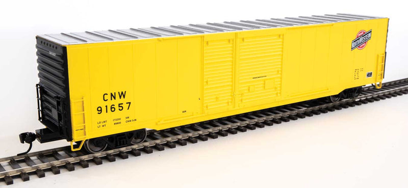 WalthersMainline 910-3225 60' Pullman-Standard Auto Parts Boxcar (10' and 6' doors) - Ready to Run -- Chicago & North Western(TM)