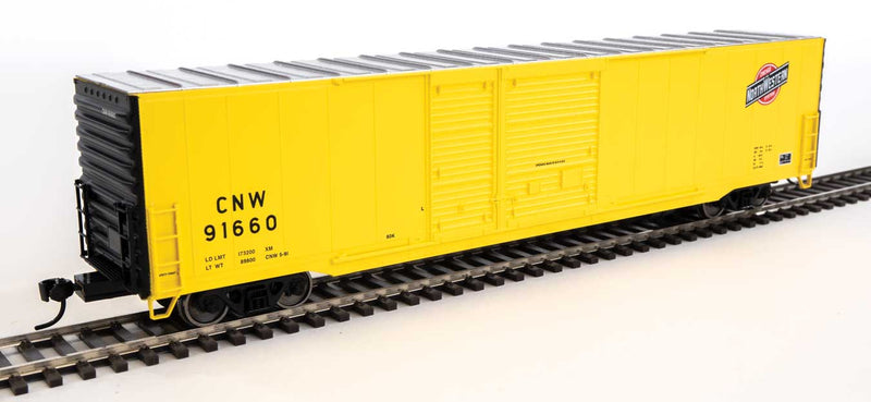 WalthersMainline 910-3226 60' Pullman-Standard Auto Parts Boxcar (10' and 6' doors) - Ready to Run -- Chicago & North Western(TM)