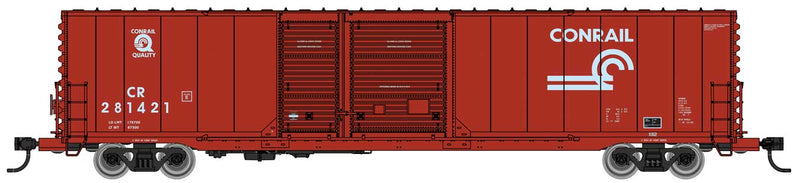 WalthersMainline 910-3228 60' Pullman-Standard Auto Parts Boxcar (10' and 6' doors) - Ready to Run -- Conrail