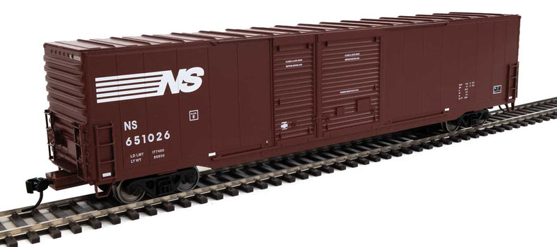 WalthersMainline 910-3234 60' Pullman-Standard Auto Parts Boxcar (10' and 6' doors) - Ready to Run -- Norfolk Southern