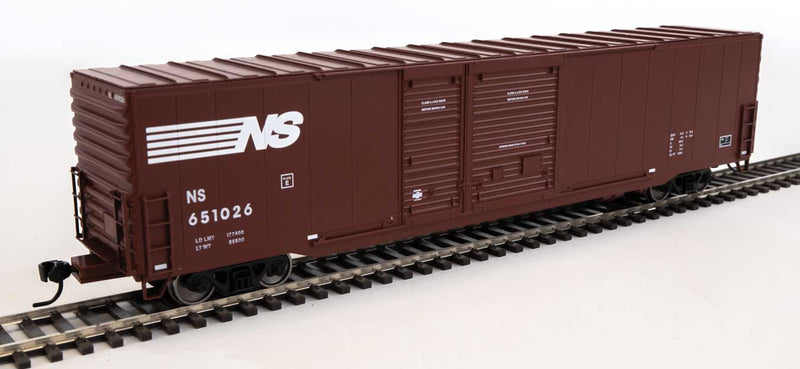 WalthersMainline 910-3234 60' Pullman-Standard Auto Parts Boxcar (10' and 6' doors) - Ready to Run -- Norfolk Southern