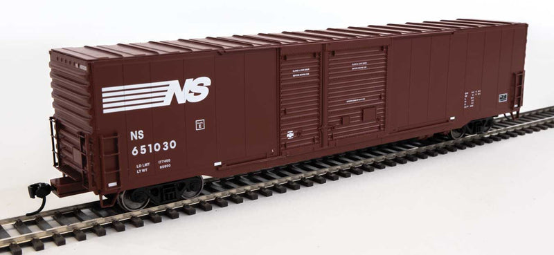 WalthersMainline 910-3235 60' Pullman-Standard Auto Parts Boxcar (10' and 6' doors) - Ready to Run -- Norfolk Southern