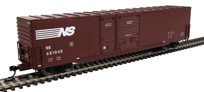 WalthersMainline 910-3236 60' Pullman-Standard Auto Parts Boxcar (10' and 6' doors) - Ready to Run -- Norfolk Southern