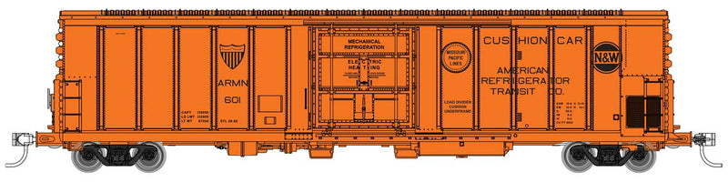 WalthersMainline 910-3970 57' Mechanical Reefer - Ready to Run -- American Refrigerator Transit(TM) ARMN