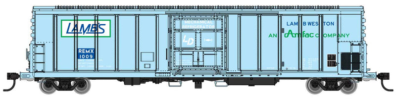 WalthersMainline 910-3989 57' Mechanical Reefer - Ready to Run -- Lamb Weston REMX