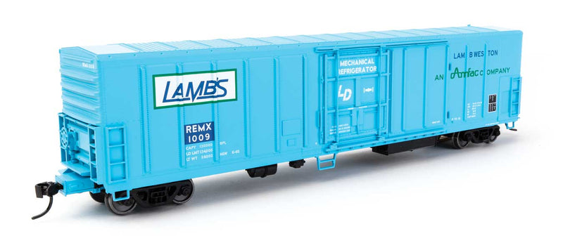 WalthersMainline 910-3986 57' Mechanical Reefer - Ready to Run -- Lamb Weston REMX