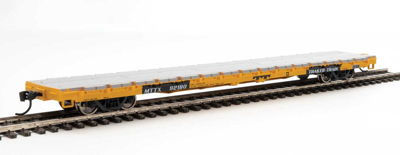 WalthersMainline 910-5342 60' Pullman-Standard Flatcar - Ready to Run -- Trailer-Train MTTX