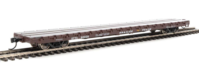 WalthersMainline 910-5343 60' Pullman-Standard Flatcar - Ready to Run -- Trailer-Train OTTX