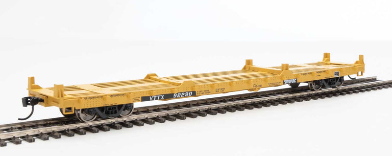 WalthersMainline 910-5352 60' Pullman-Standard Flatcar - Ready to Run -- TTX VTTX