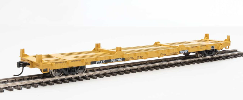 WalthersMainline 910-5352 60' Pullman-Standard Flatcar - Ready to Run -- TTX VTTX