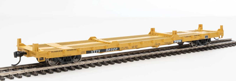 WalthersMainline 910-5353 60' Pullman-Standard Flatcar - Ready to Run -- TTX VTTX