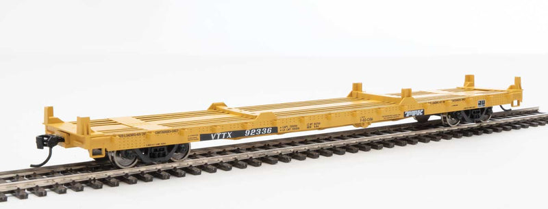 WalthersMainline 910-5354 60' Pullman-Standard Flatcar - Ready to Run -- TTX VTTX