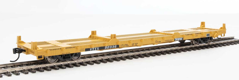 WalthersMainline 910-5354 60' Pullman-Standard Flatcar - Ready to Run -- TTX VTTX