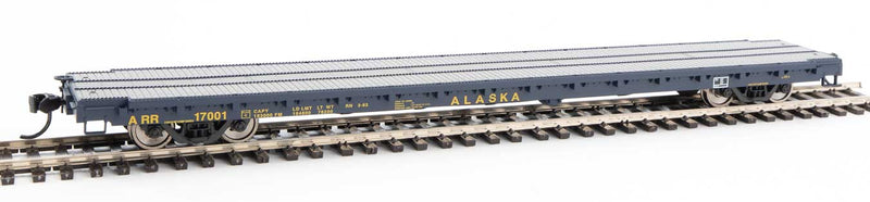 WalthersMainline 910-5358 60' Pullman-Standard Flatcar - Ready to Run -- Alaska Railroad