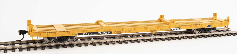 WalthersMainline 910-5384 60' Pullman-Standard Flatcar - Ready to Run -- TTX VTTX