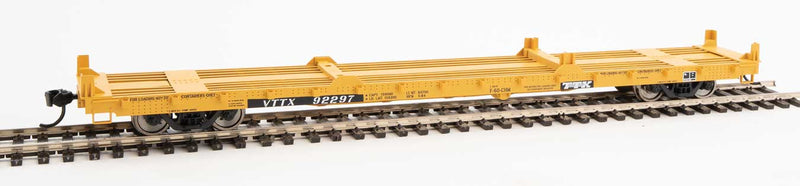 WalthersMainline 910-5385 60' Pullman-Standard Flatcar - Ready to Run -- TTX VTTX