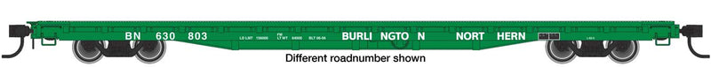 WalthersMainline 910-5388 60' Pullman-Standard Flatcar - Ready to Run -- Burlington Northern