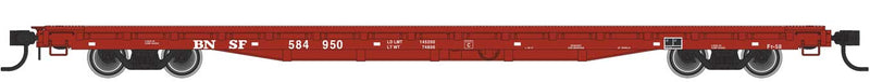 WalthersMainline 910-5391 60' Pullman-Standard Flatcar - Ready to Run -- BNSF