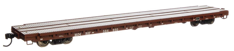 WalthersMainline 910-5391 60' Pullman-Standard Flatcar - Ready to Run -- BNSF