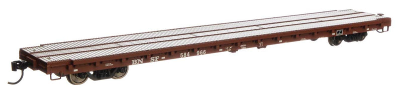 WalthersMainline 910-5392 60' Pullman-Standard Flatcar - Ready to Run -- BNSF