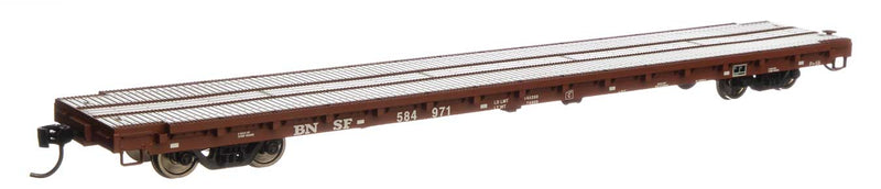 WalthersMainline 910-5393 60' Pullman-Standard Flatcar - Ready to Run -- BNSF