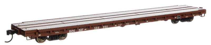 WalthersMainline 910-5394 60' Pullman-Standard Flatcar - Ready to Run -- BNSF