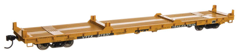 WalthersMainline 910-5415 60' Pullman-Standard Flatcar - Ready to Run -- Trailer-Train VTTX