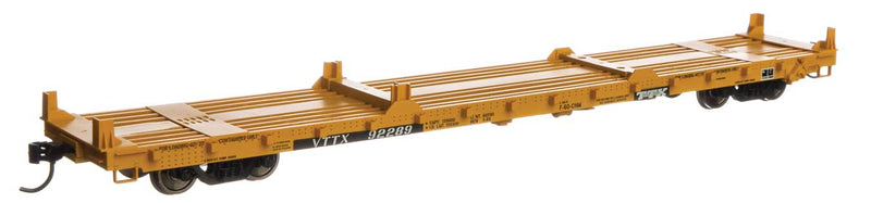 WalthersMainline 910-5420 60' Pullman-Standard Flatcar - Ready to Run -- TTX - VTTX