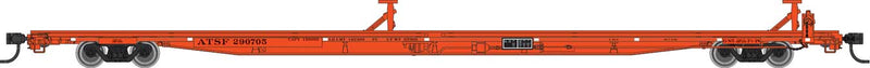 WalthersMainline 910-5547 85' General American G85 Flatcar - Ready to Run -- Santa Fe