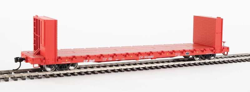 WalthersMainline 910-5805 60' Pullman-Standard Bulkhead Flatcar (48' IL) - Ready to Run -- Canadian Pacific