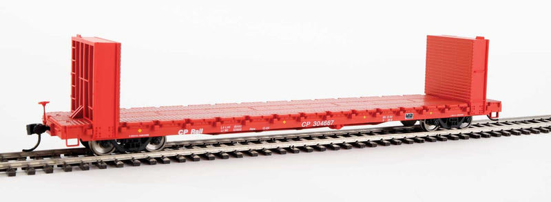 WalthersMainline 910-5806 60' Pullman-Standard Bulkhead Flatcar (48' IL) - Ready to Run -- Canadian Pacific