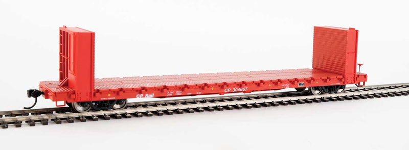 WalthersMainline 910-5806 60' Pullman-Standard Bulkhead Flatcar (48' IL) - Ready to Run -- Canadian Pacific