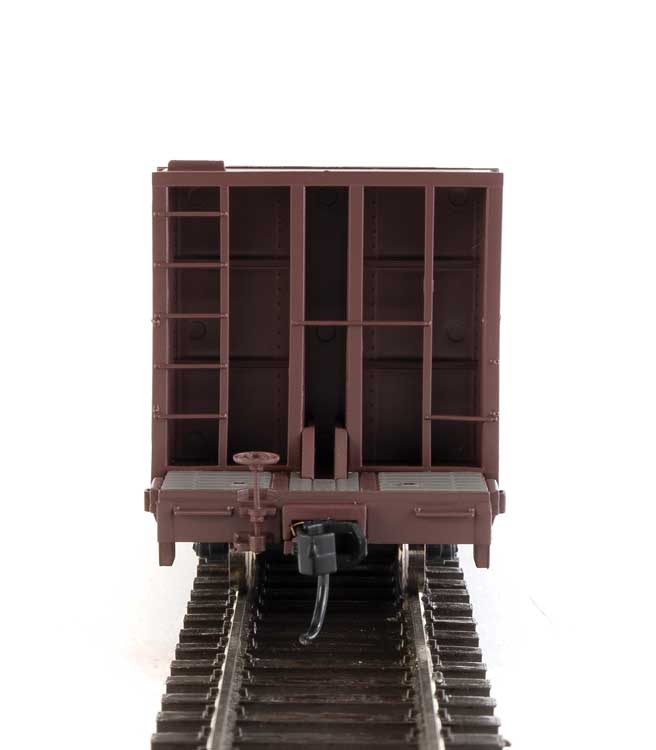 WalthersMainline 910-5813 60' Pullman-Standard Bulkhead Flatcar (48' IL) - Ready to Run -- Trailer-Train with B&O Bulkheads