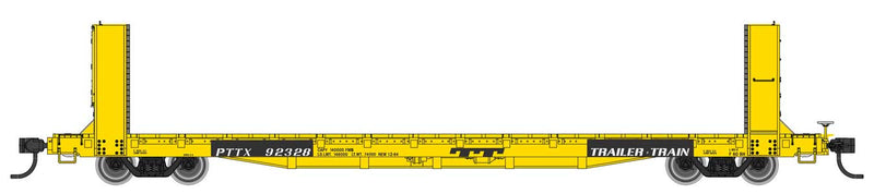 WalthersMainline 910-5822 60' Pullman-Standard Bulkhead Flatcar (48' IL) - Ready to Run -- Trailer-Train