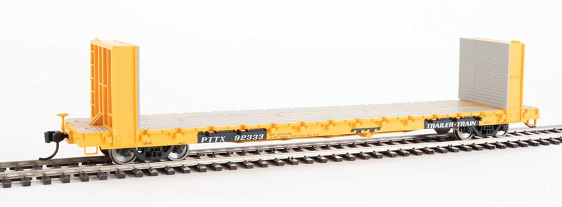 WalthersMainline 910-5822 60' Pullman-Standard Bulkhead Flatcar (48' IL) - Ready to Run -- Trailer-Train