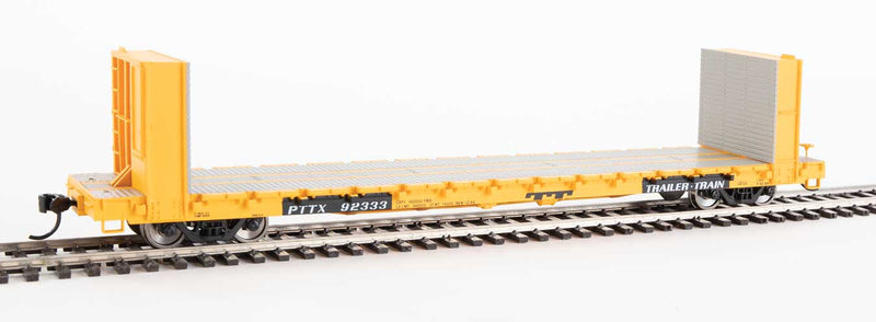 WalthersMainline 910-5822 60' Pullman-Standard Bulkhead Flatcar (48' IL) - Ready to Run -- Trailer-Train