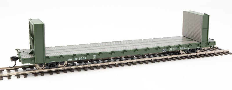 WalthersMainline 910-5841 60' Pullman-Standard Bulkhead Flatcar (48' IL) - Ready to Run -- Indiana Harbor Belt