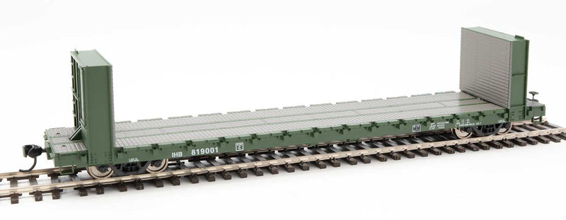 WalthersMainline 910-5843	60' Pullman-Standard Bulkhead Flatcar (48' IL) - Ready to Run -- Indiana Harbor Belt